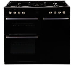 Belling DB4 90DFT Dual Fuel Range Cooker - Black